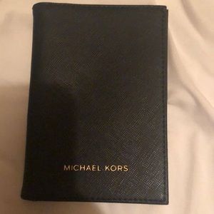 Michael Kors Saffiano leather passport holder
